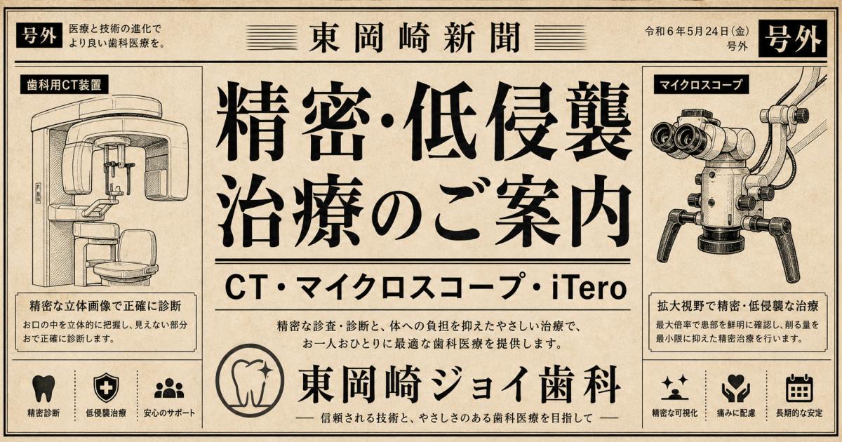 奥歯を補う3つの治療法（インプラント・ブリッジ・入れ歯）の費用と特徴の比較