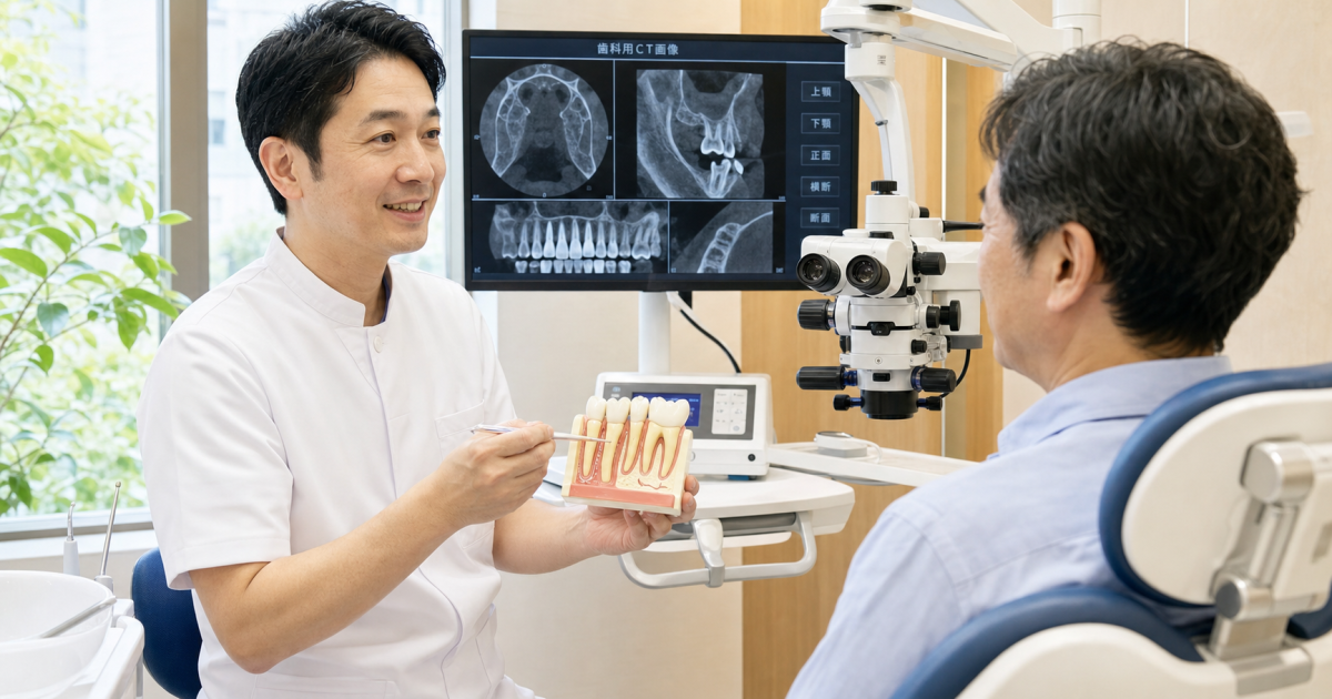 歯の根っこが折れたら抜歯？残根を抜かずに残せる基準と治療法