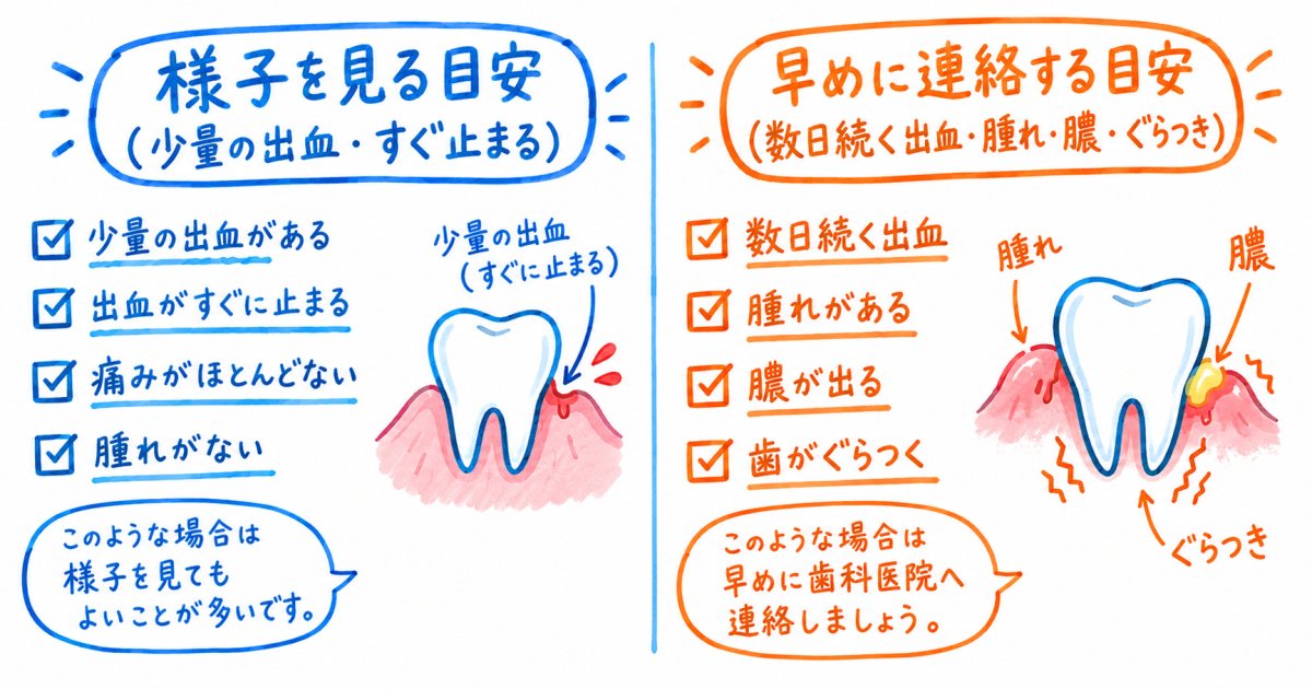 出血や腫れがあるときの相談目安と歯科医院での磨き方の確かめ方
