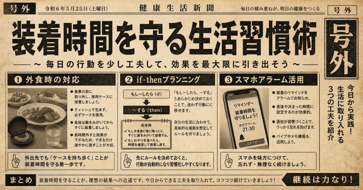 装置が「浮く」「きつい」と感じたときの対処の考え方と臨床的な疑問への回答