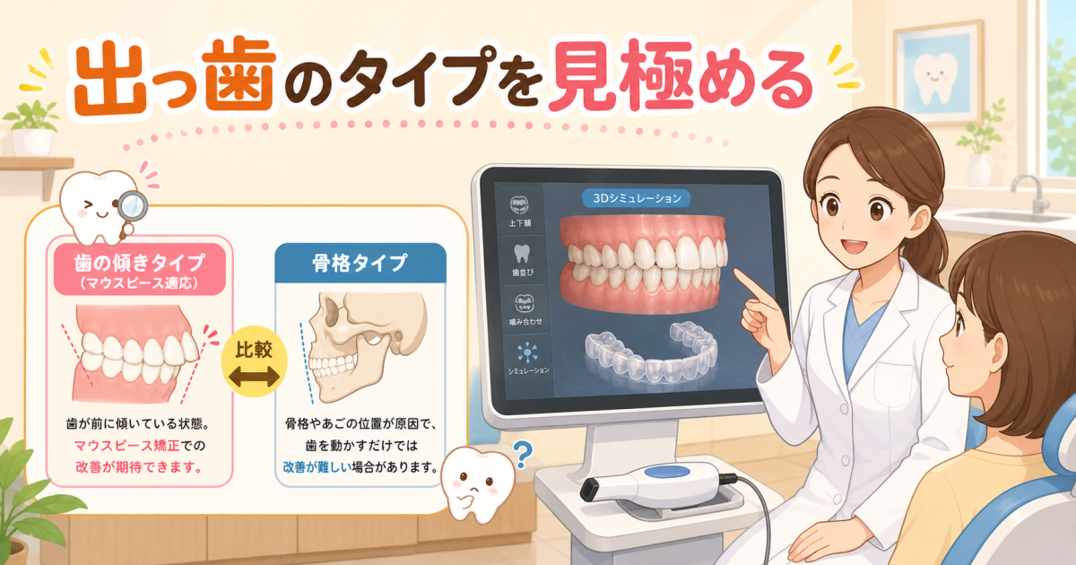 「透明な矯正（マウスピース）」で出っ歯が治るケース・治らないケースの境界線