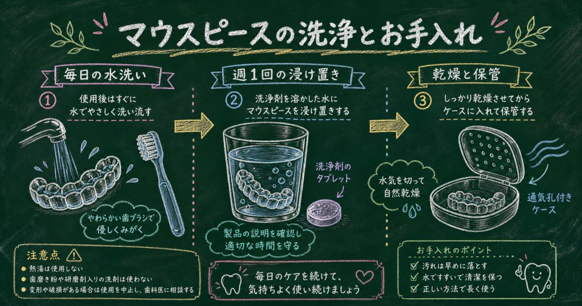マウスピースの黄ばみ・臭いを防ぐ正しい洗浄方法とお手入れのコツ