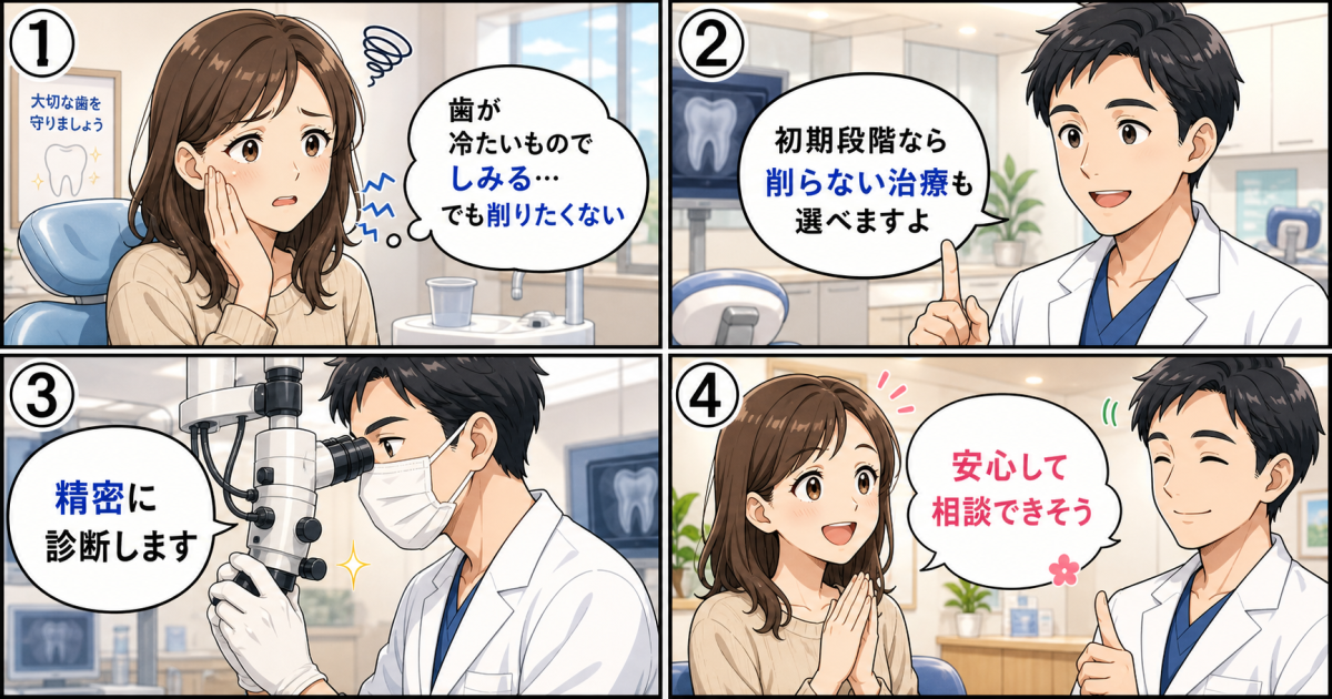 もう歯を削りたくない方へ！削らない治療の選択肢と適応条件・費用