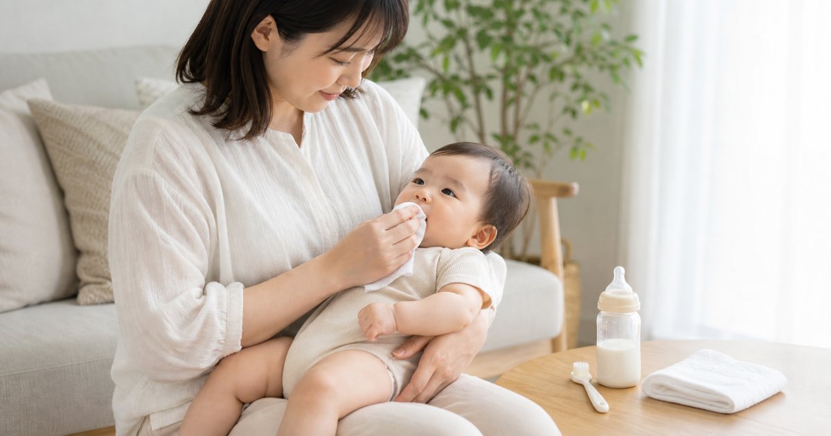 赤ちゃんの歯が白い?哺乳瓶むし歯(ボトルカリエス)の予防習慣