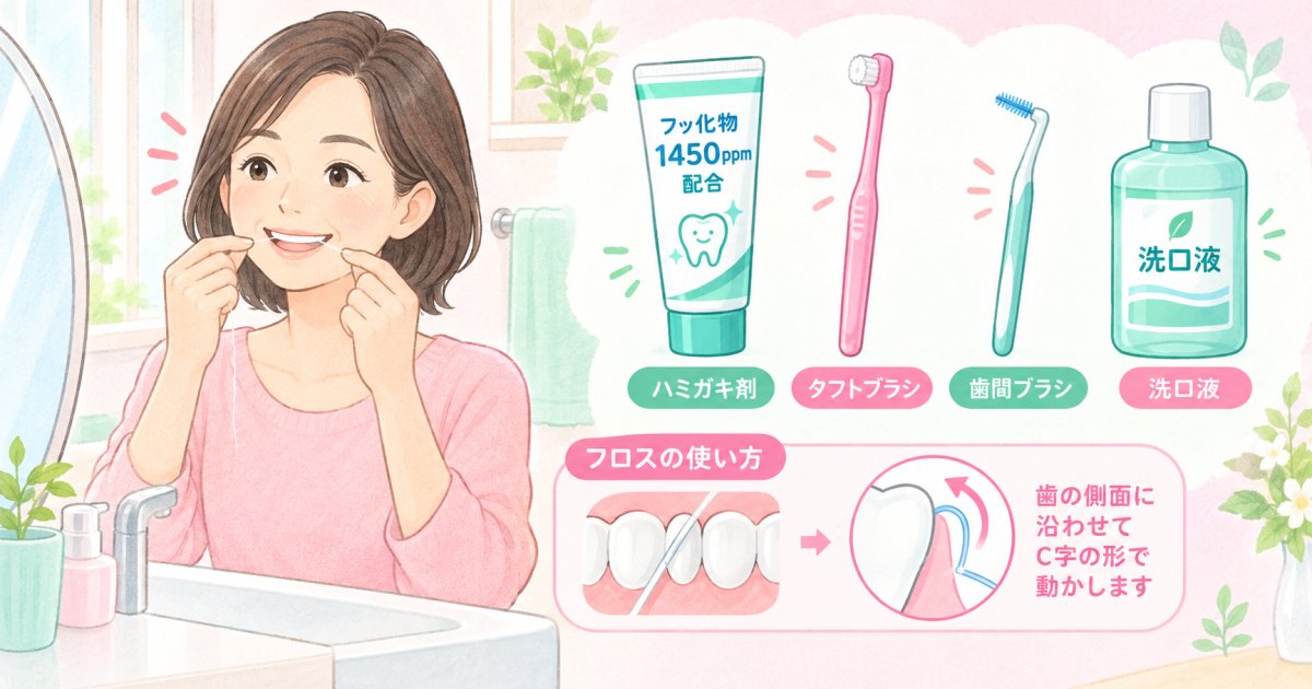 毎日フロスをしていても境目が守れているとは限らない
