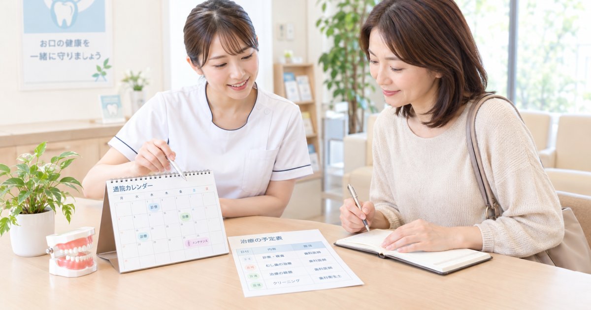 根管治療は何回通う?予定と費用の確認方法